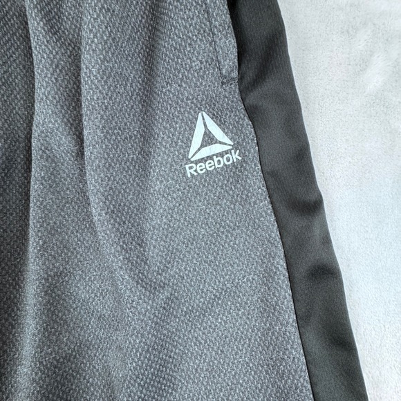 Reebok Mens Gray Track Drawstring‎ Athletic Training Workout Joggers Size Medium - Picture 2 of 9